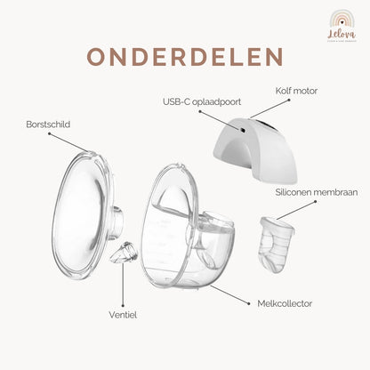 Lelova Handsfree Borstkolf S32