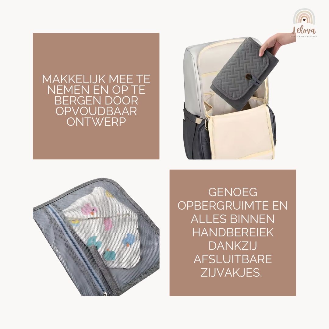 Lelova Draagbare Verschoonmat